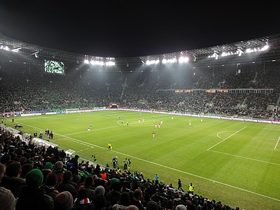 What is the nickname of Śląsk Wrocław's stadium?