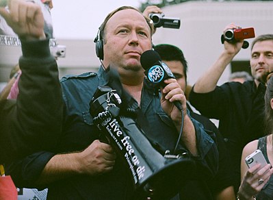 Alex Jones was influenced by of the following people:[br](Select 2 answers)
