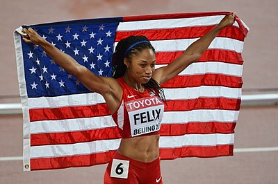 What is Allyson Felix's middle name?