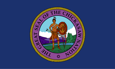 Where is the headquarters of the Chickasaw Nation?