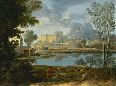 Name one of Poussin's notable early works.