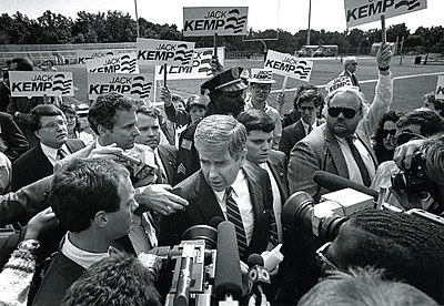 In which year did Jack Kemp first run for the Republican presidential nomination?