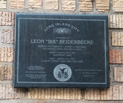 In which year was Bix Beiderbecke born?