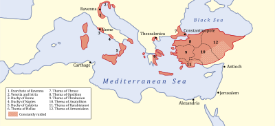 What was the main military unit of the Byzantine Empire?