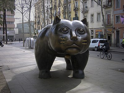 What may Botero's work depending on the piece represent?