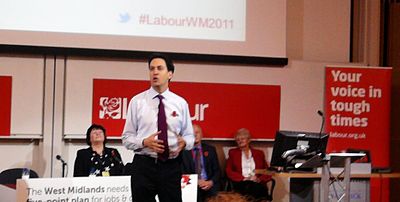 What was Ed Miliband's role in the 2010 general election?