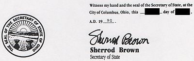 During which decade was Sherrod first elected as an Ohio state representative?