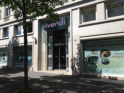 Which French television and film company is a subsidiary of Vivendi?