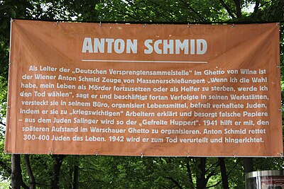 How was Anton Schmid's reception in Austria after the war?