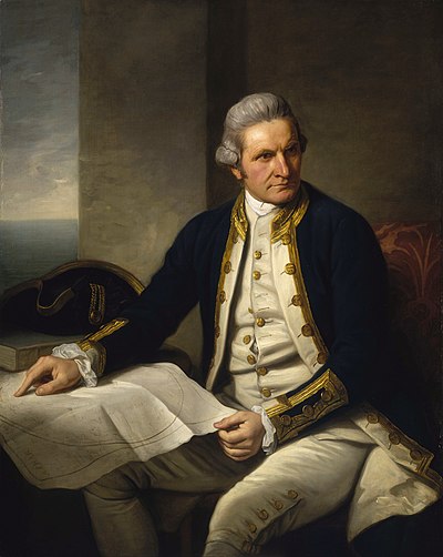 When was James Cook born?