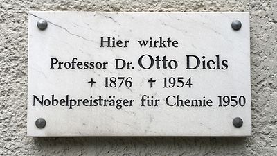 Which war was ongoing during Diels's Nobel Prize accomplishment?