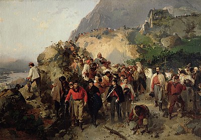 What was the name of Garibaldi's volunteer force during the Italian unification campaigns?