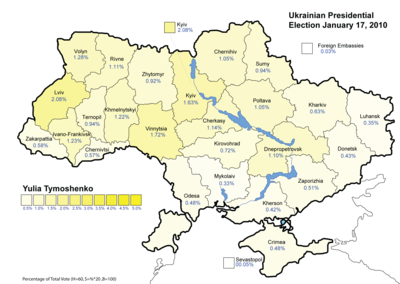 Which positions has Yulia Tymoshenko held?