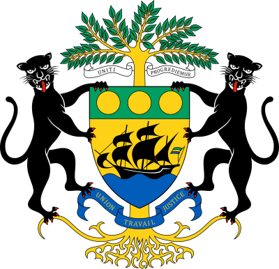 What is the motto of Gabon?