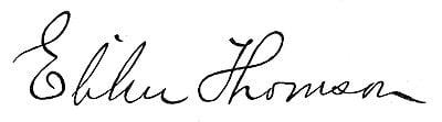What is Elihu Thomson's signature?