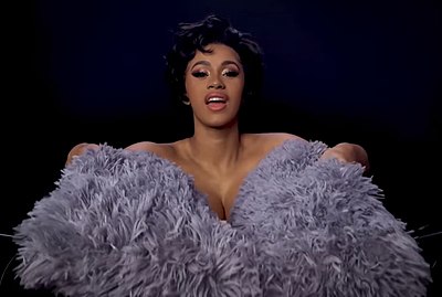 What award did Cardi B's first studio album win at the Grammys?