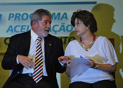 Who assumed the role of acting president of Brazil during Dilma Rousseff's suspension?