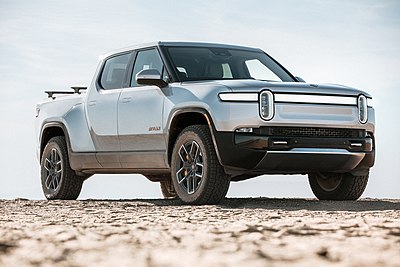 What is the starting price of Rivian's R1T pickup truck?