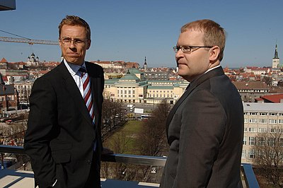 Who did Alexander Stubb compete against in the run-off of the 2024 Finnish presidential election?