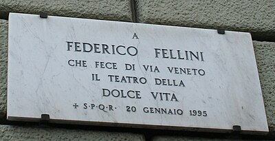 On what date did Federico Fellini pass away?