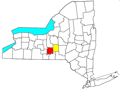 What is the Ithaca metropolitan statistical area's largest community?