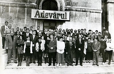 In which year was Adevărul closed down by Communist Romania?