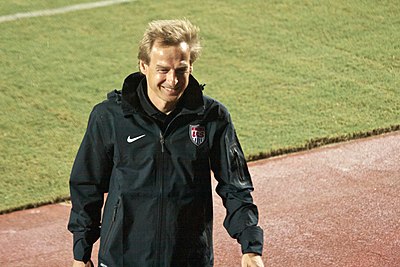 Which team did Jürgen Klinsmann manage to a third-place finish at the 2006 FIFA World Cup?