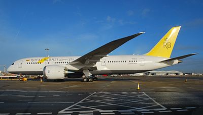 Which aircraft type did Royal Brunei Airlines initially operate?