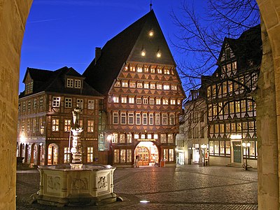 What is the elevation above sea level of Hildesheim?
