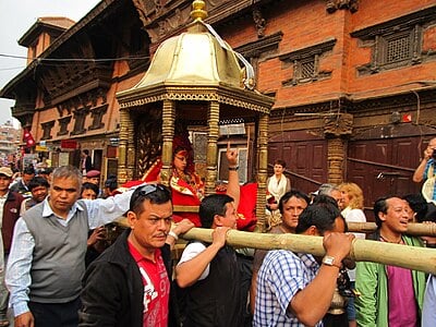 What is the primary economic activity in Kathmandu related to tourism?