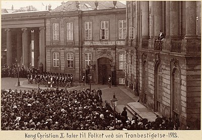What role did Christian X serve during the German occupation of Denmark?