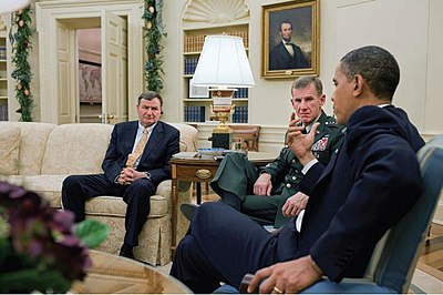 Who succeeded McChrystal as Commander in Afghanistan?