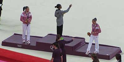 What team was Gabby Douglas a part of in the 2011 World Championships?