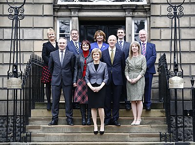 With which party did Nicola Sturgeon enter a power-sharing agreement in 2021?