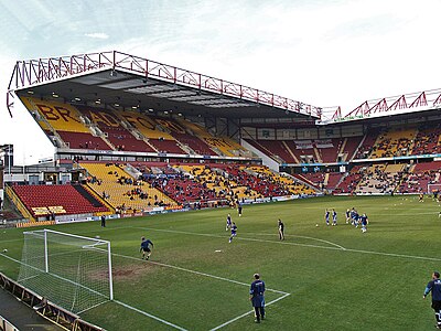 In which tier of the English football league system does Bradford City A.F.C. currently compete?