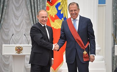 As Foreign Minister, Lavrov has worked under how many Russian Presidents?
