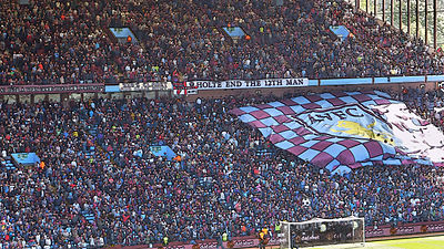 What is the name of the stadium where Aston Villa F.C. plays?