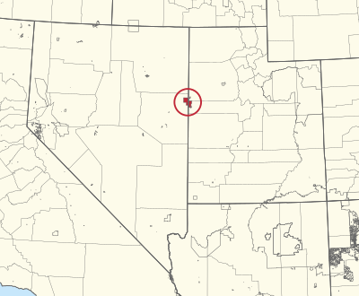 Which county in Nevada is part of the Goshute Reservation?