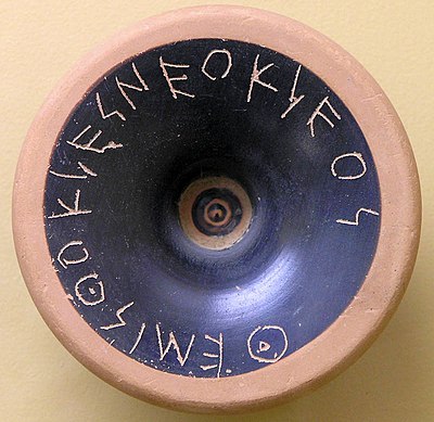 What was the final destination of Themistocles after his ostracism?