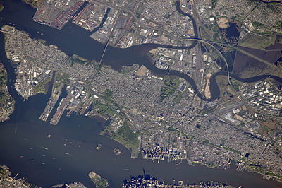 Which county is Jersey City the seat of?