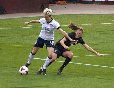 In which year did Megan Rapinoe make her debut for the United States national team?