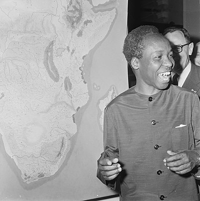 Which African leader greatly influenced Julius Nyerere's non-violent approach to independence?
