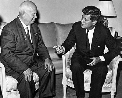 Which branch of the military did Nikita Khrushchev serve in?