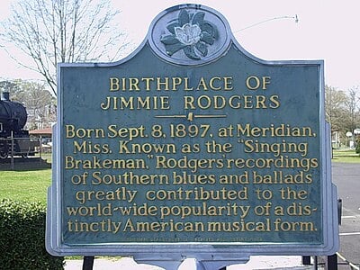 What was the title of Jimmie Rodgers' first successful recording?