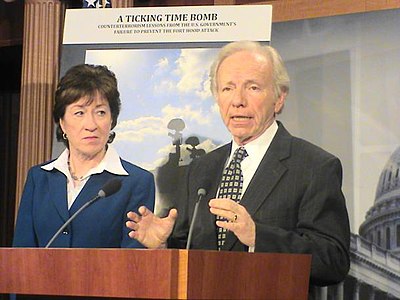 For how many terms did Joe Lieberman serve as the Majority Leader in the Connecticut Senate?