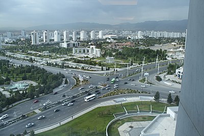 What is the population of Ashgabat as of 2019?
