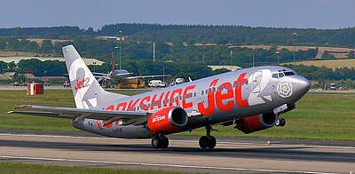 What is the name of Jet2.com's charter service brand?