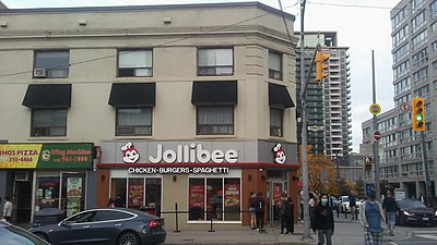 Which European countries have Jollibee outlets?