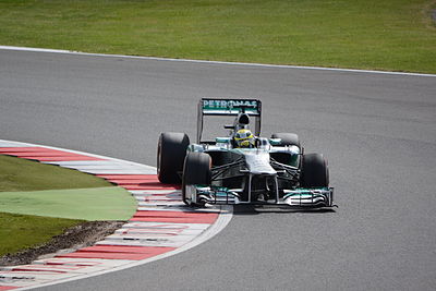 Which team did Nico Rosberg race for when he won the Formula One World Championship?