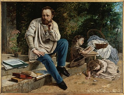 Which broader political movement is Proudhon associated with?